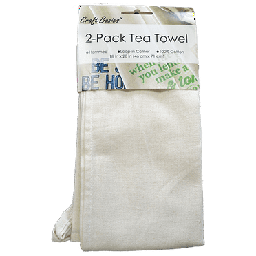 Mainstays 2-Pack Specialty Flour Sack Kitchen Towel Surf 